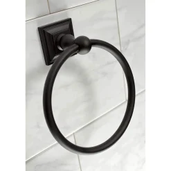 Kingston Brass Serano 5-Piece Bathroom Accessory Set in Black