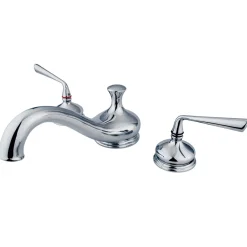 Kingston Brass Silver Sage ADA Handle Roman Tub Filler