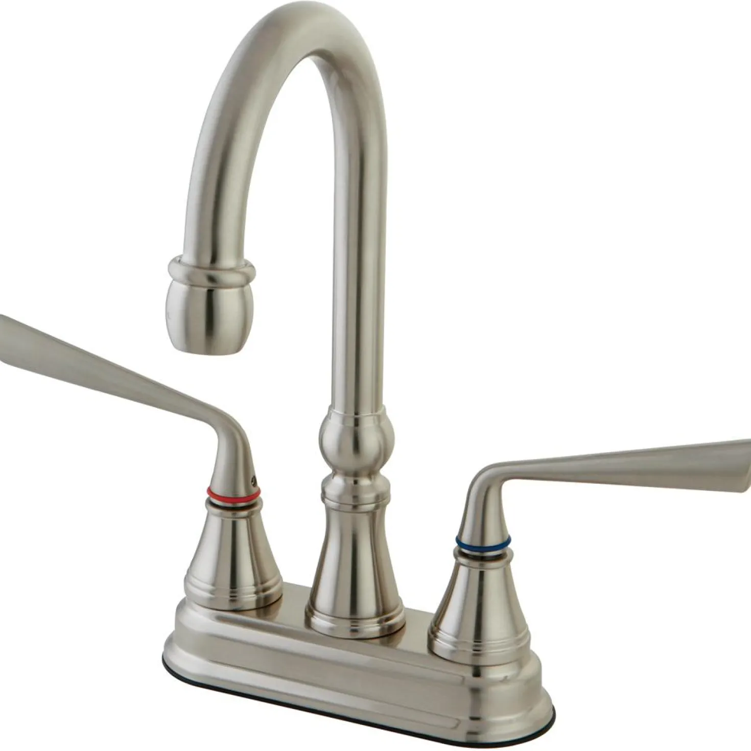 Kingston Brass Silver Sage Two Handle 4" Centerset Bar Faucet