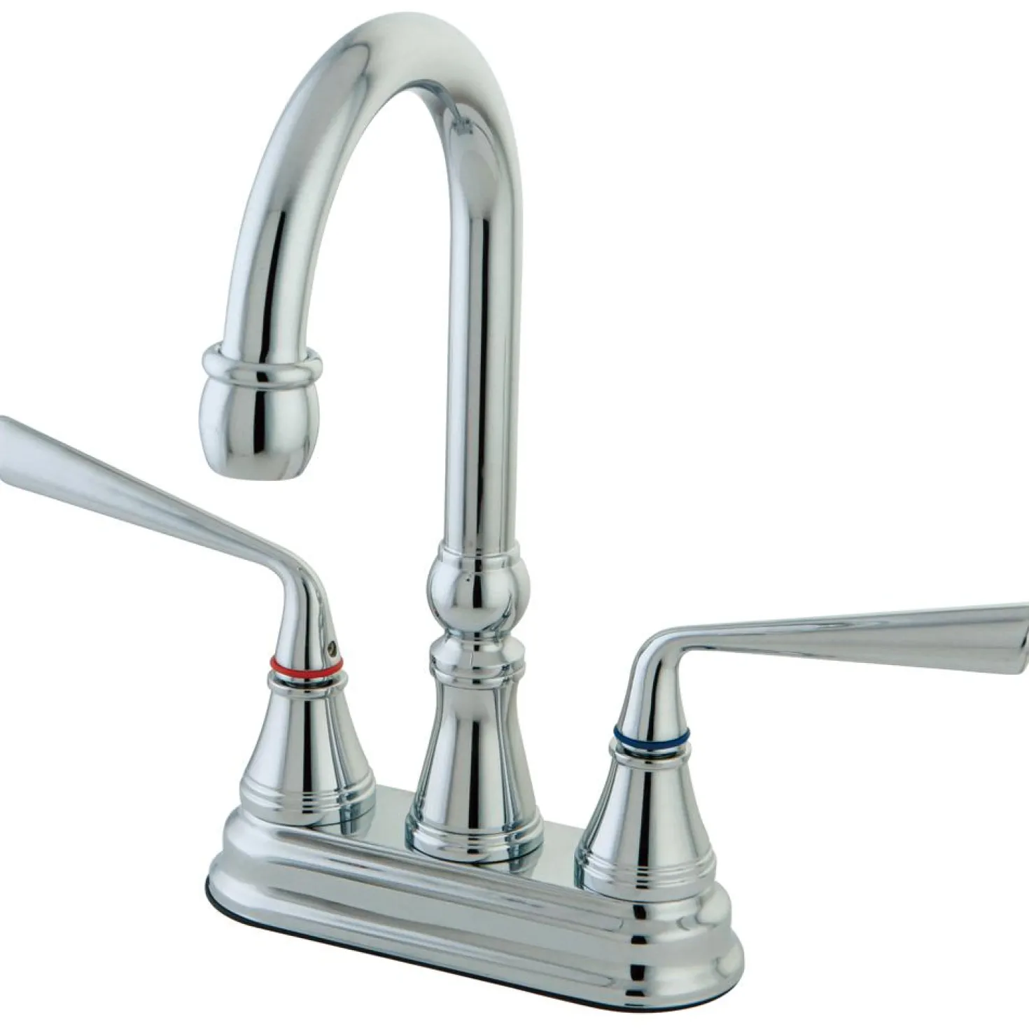 Kingston Brass Silver Sage Two Handle 4" Centerset Bar Faucet