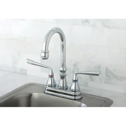 Kingston Brass Silver Sage Two Handle 4