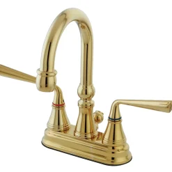 Kingston Brass Silver Sage Two Handle 4