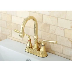 Kingston Brass Silver Sage Two Handle 4