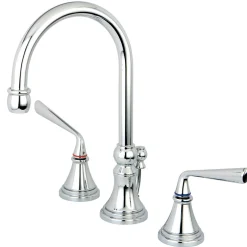 Kingston Brass Silver Sage Widespread ADA Lavatory Faucet