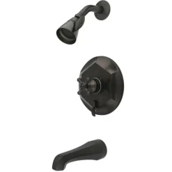 Kingston Brass Single Handle Tub and Shower Faucet in Oil Rubbed Bronze