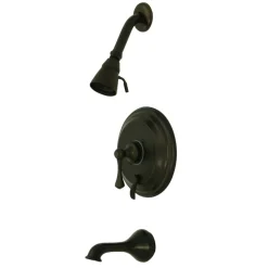 Kingston Brass Single Lever Handle Tub and Shower Faucet