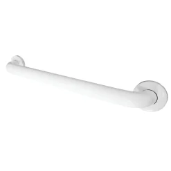 Kingston Brass 24" Stainless Steel ADA Grab Bar in White