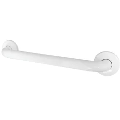 Kingston Brass 18" Stainless Steel ADA Grab Bar in White