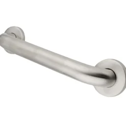 Kingston Brass 12" Stainless Steel Grab Bar in Brushed Stainless