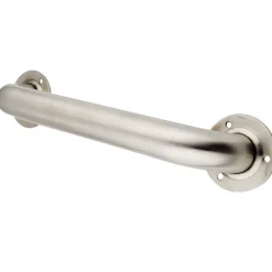 Kingston Brass 12" Stainless Steel Grab Bar in Brushed Stainless