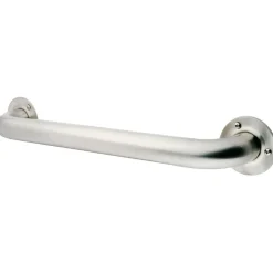 Kingston Brass 12" Stainless Steel Grab Bar in Brushed Stainless