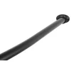 Kingston Brass Stainless Steel Adjustable Curved Shower Rod in Black