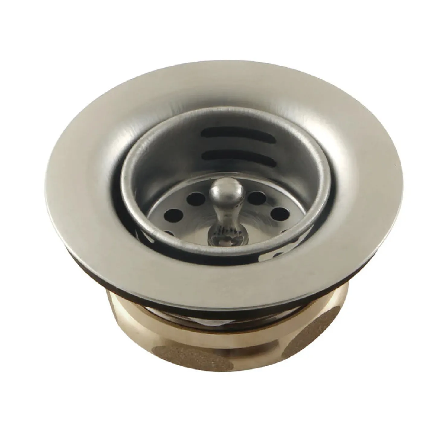 Kingston Brass Tacoma Stainless Steel Bar Sink Duo Basket Strainer