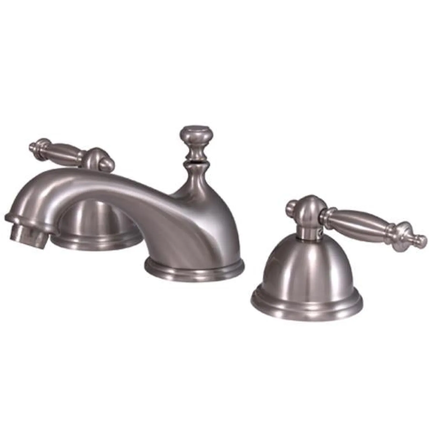 Kingston Brass Templeton Two Handle 8" to 16" Widespread Lavatory Faucet with Brass Pop-up