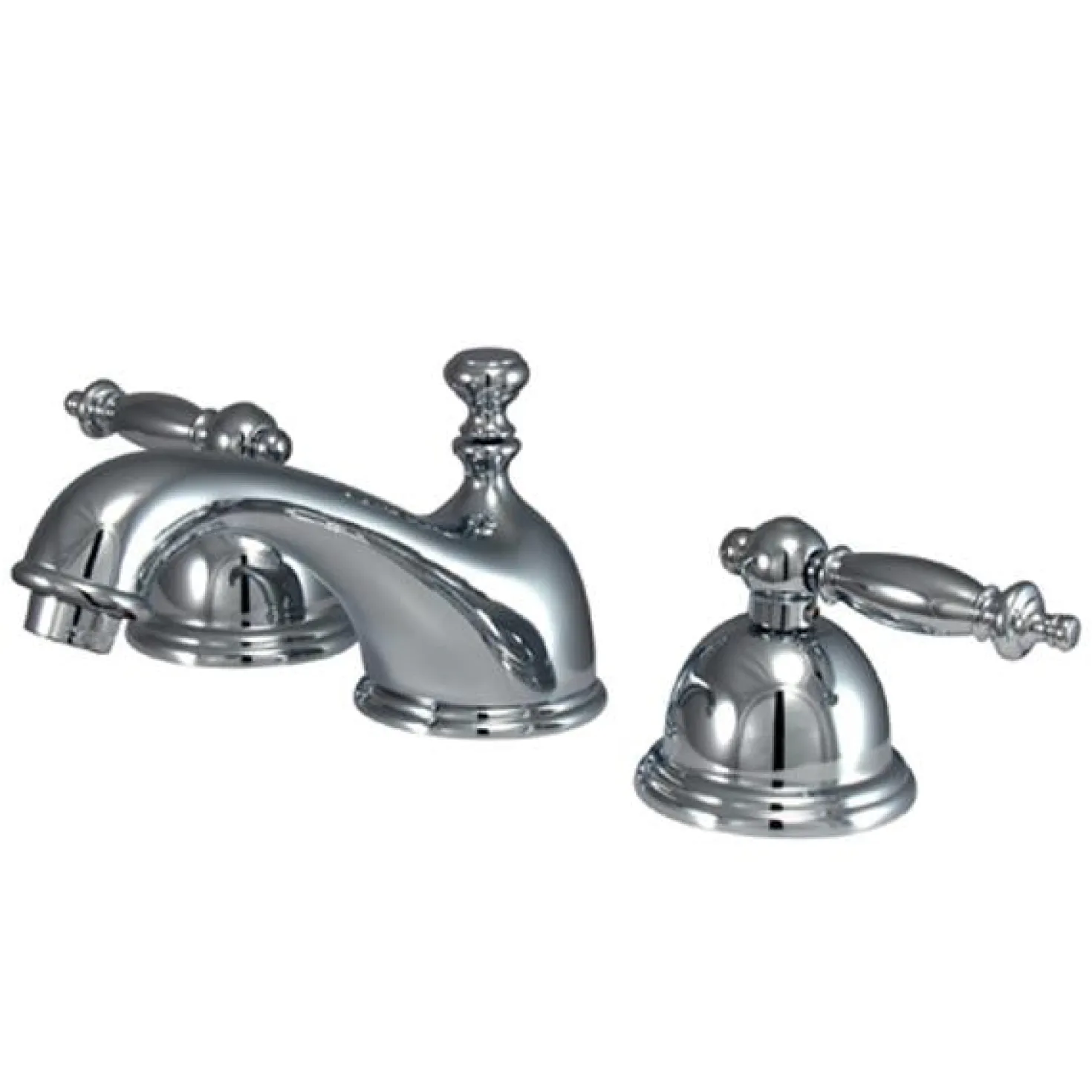 Kingston Brass Templeton Two Handle 8" to 16" Widespread Lavatory Faucet with Brass Pop-up