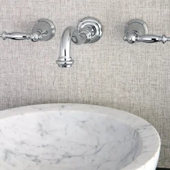 Kingston Brass Templeton Wall Mount Bathroom Faucet