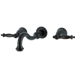 Kingston Brass Templeton Wall Mount Bathroom Faucet