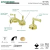 Kingston Brass Three-Hole 8-Inch Widespread Bathroom Faucet