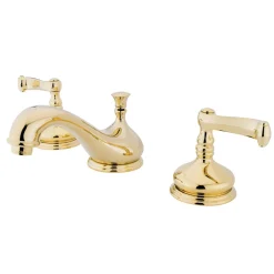Kingston Brass Three-Hole 8-Inch Widespread Bathroom Faucet