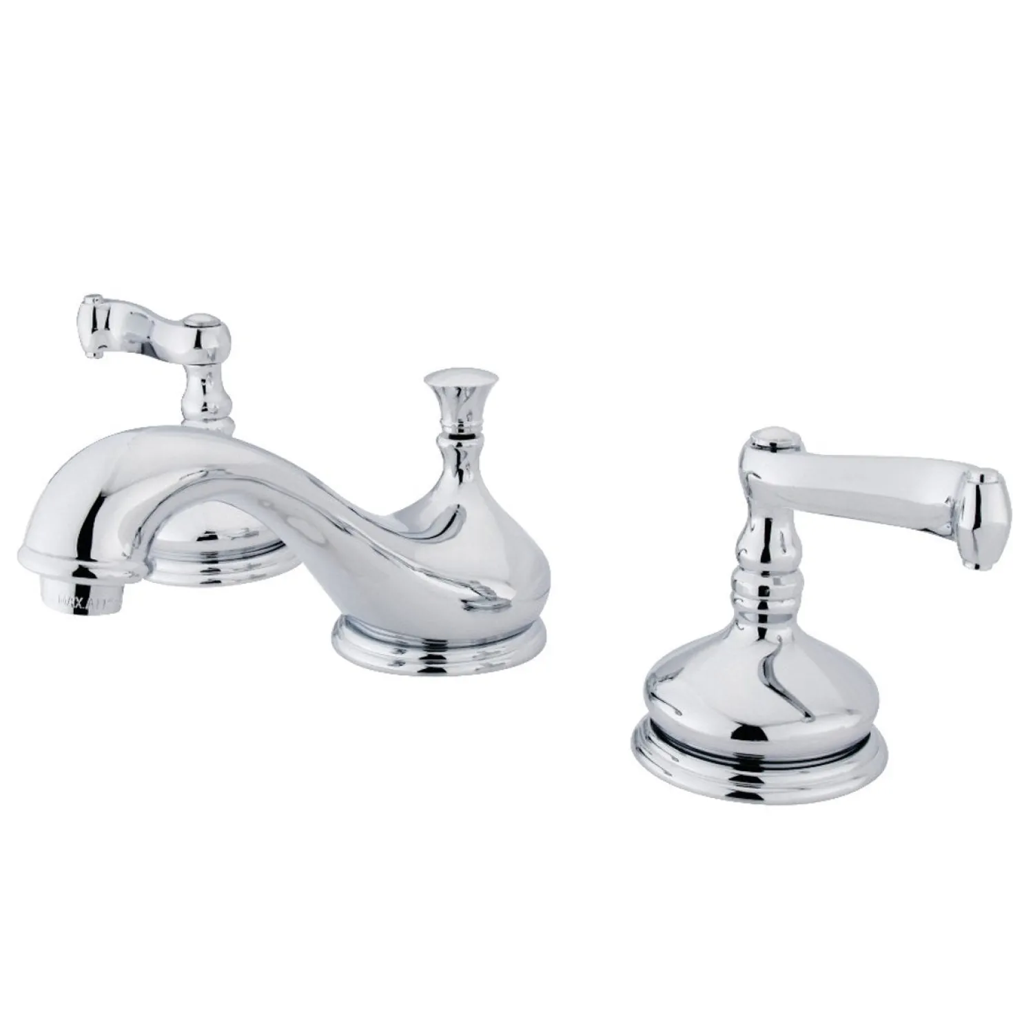 Kingston Brass Three-Hole 8-Inch Widespread Bathroom Faucet