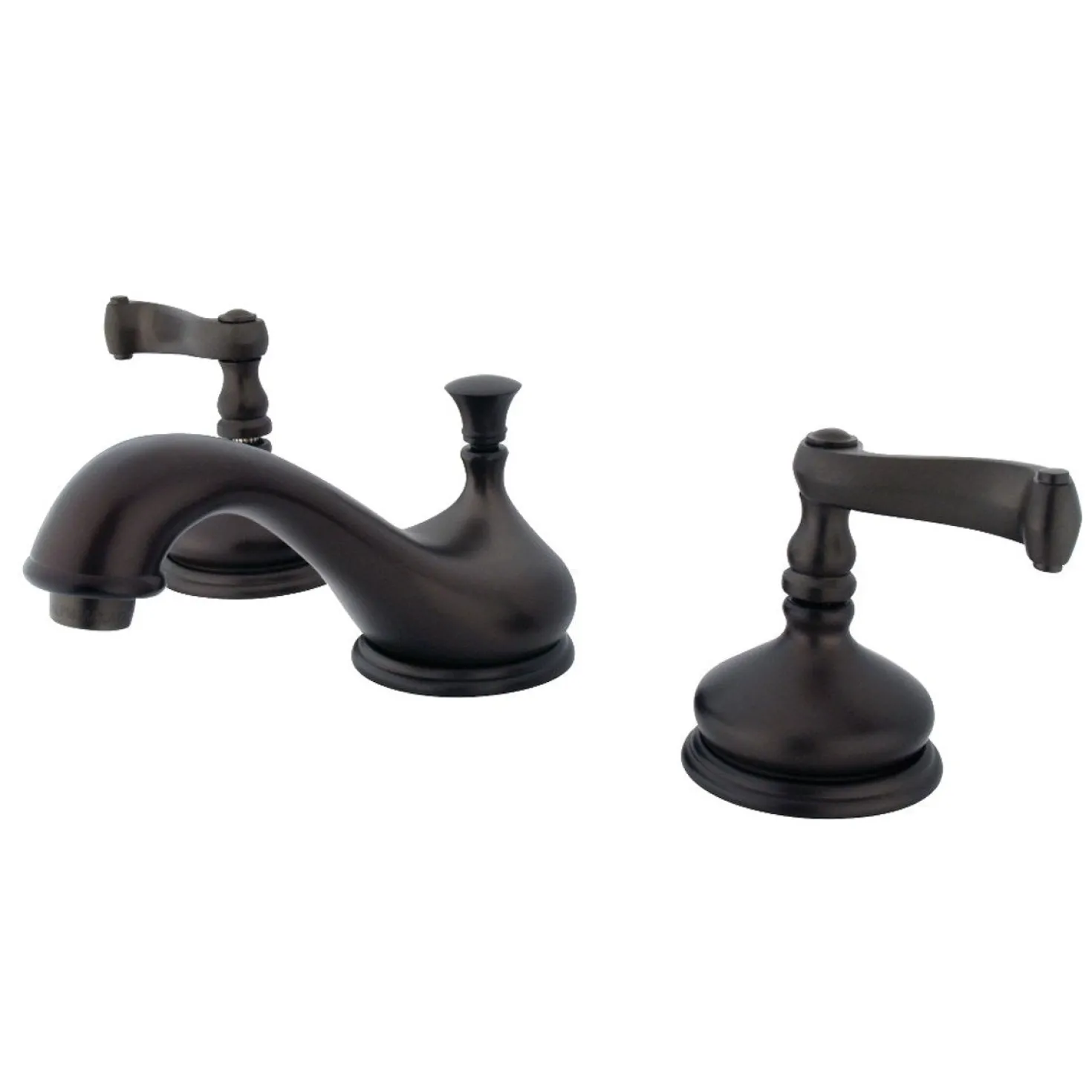 Kingston Brass Three-Hole 8-Inch Widespread Bathroom Faucet