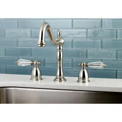 Kingston Brass 8" to 16" Widespread Kitchen Faucet Less Sprayer