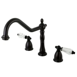 Kingston Brass 8" to 16" Widespread Kitchen Faucet Less Sprayer