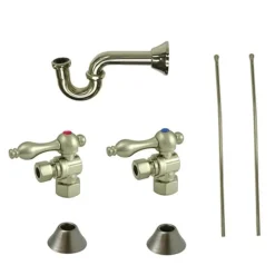 Kingston Brass Trimscape Brass Plumbing Sink Trim Kit with P Trap for Lavatory and Kitchen