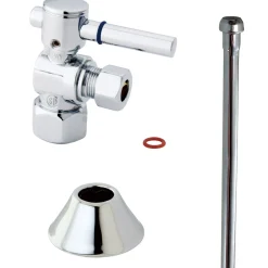 Kingston Brass Trimscape CC43101DLTKB30 Traditional Plumbing Toilet Trim Kit