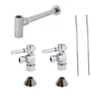 Kingston Brass Trimscape Contemporary Plumbing Sink Trim Kit with P Trap for Lavatory and Kitchen