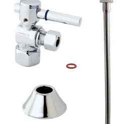 Kingston Brass Trimscape Contemporary Brass Plumbing Toilet Trim Kit