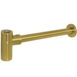 Kingston Brass Trimscape 1-1/4 Inch OD Brass Round Siphon Bottle Trap