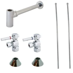 Kingston Brass Trimscape Plumbing Sink Trim Kit with P Trap for Lavatory and Kitchen