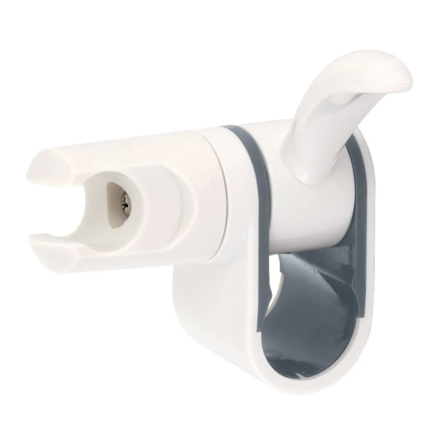 Kingston Brass Trimscape Shower Bracket for 1-1/4" O.D Bar in White