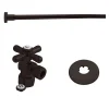 Kingston Brass Trimscape Toilet Supply Kits Combo, 1/2" IPS Inlet, 3/8" Comp Outlet