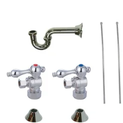 Kingston Brass Trimscape Traditional Plumbing Sink Trim Kit with P Trap for Lavatory and Kitchen