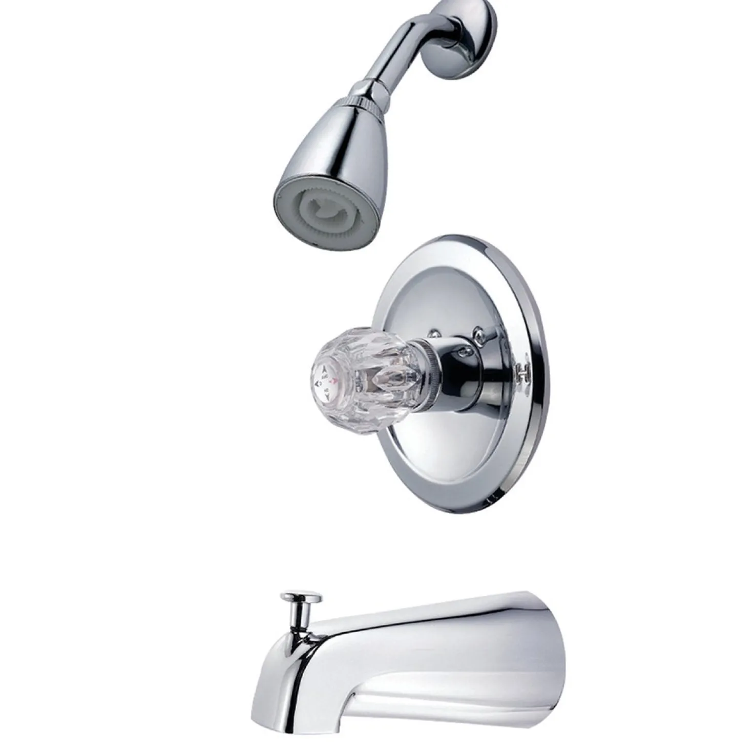 Kingston Brass Tub and Shower Trim Only For KB531 in Polished Chrome