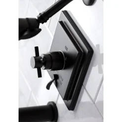 Kingston Brass Tub and Shower Faucet in Oil Rubbed Bronze