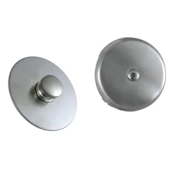 Kingston Brass Tub Drain Stopper with Overflow Plate Replacement Trim Kit