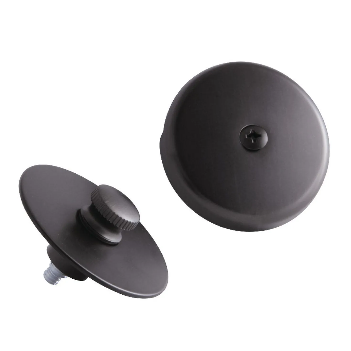 Kingston Brass Tub Drain Stopper with Overflow Plate Replacement Trim Kit