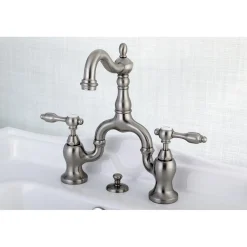 Kingston Brass Tudor Bridge Bathroom Faucet