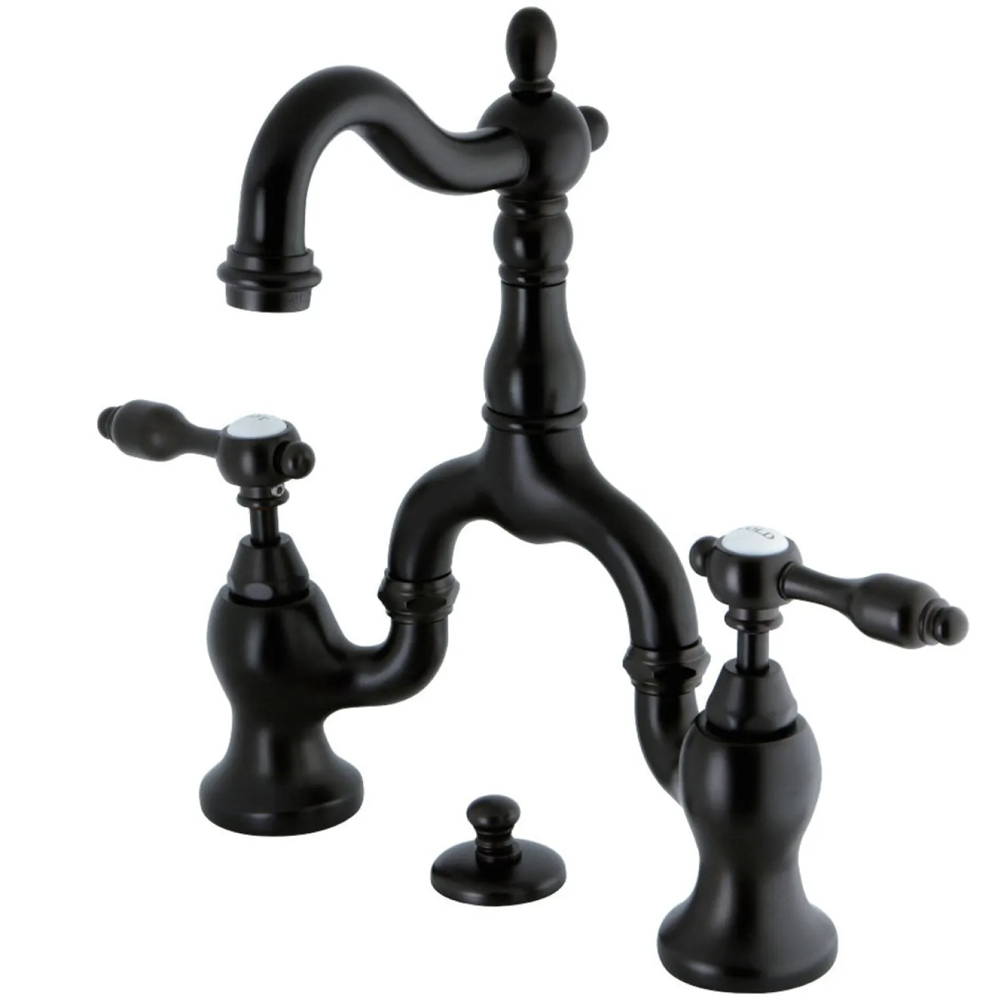 Kingston Brass Tudor Bridge Bathroom Faucet