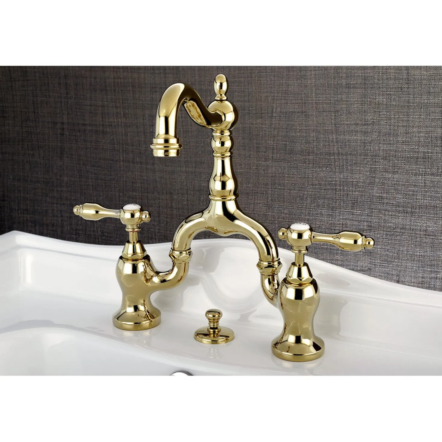 Kingston Brass Tudor Bridge Bathroom Faucet