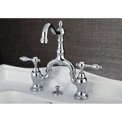 Kingston Brass Tudor Bridge Bathroom Faucet