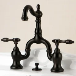 Kingston Brass Tudor Bridge Bathroom Faucet
