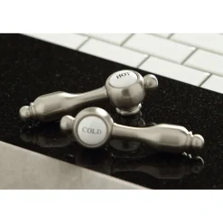 Kingston Brass Tudor Bridge Kitchen Faucet with Brass Sprayer