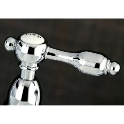 Kingston Brass Tudor Bridge Kitchen Faucet with Brass Sprayer