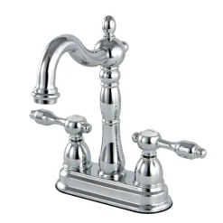 Kingston Brass Tudor 4" Center Bar Faucet