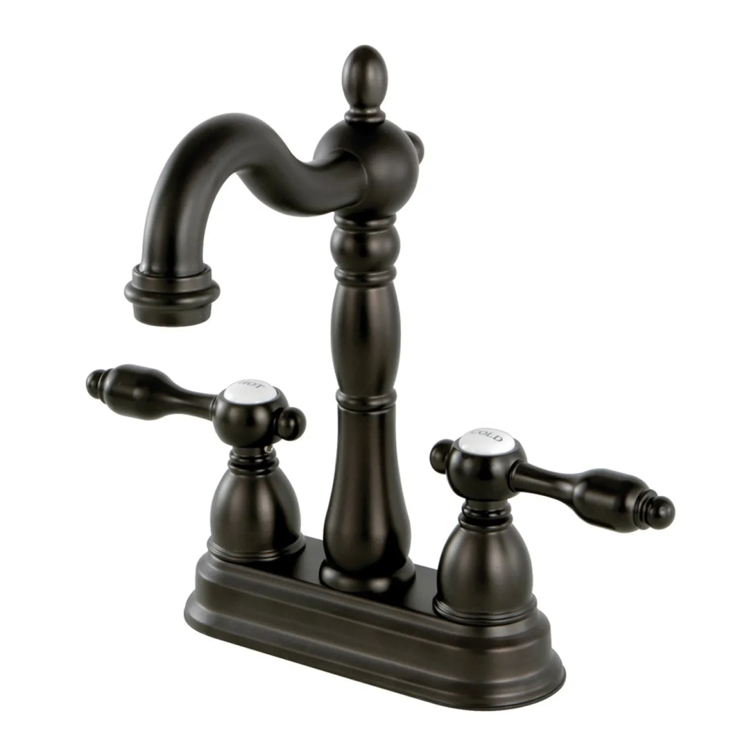 Kingston Brass Tudor 4" Center Bar Faucet