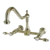 Kingston Brass Tudor 8" Center Kitchen Faucet without Sprayer